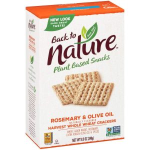 Back To Nature – Vollkornweizen – Cracker – Rosmarin – Olivenöl – 8.5 oz