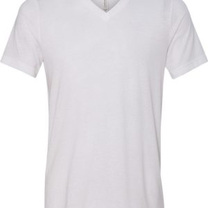 BELLA + CANVAS T-Shirt – Triblend, V-Ausschnitt, Kurzarm, 7824361291836