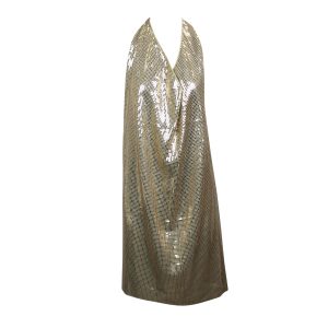 Bottega Veneta Kleid – mit Pailletten, Gold