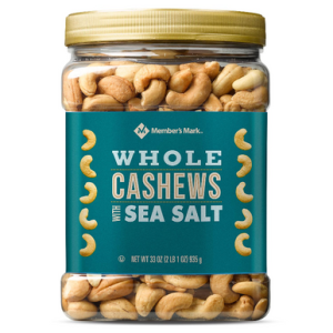 Member's Mark – geröstet – ganz – Cashewkerne – Meersalz – 33 oz