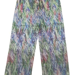 Giorgio Armani Hose – gerades Bein, Mehrfarbig, Polyester, 7748709449788