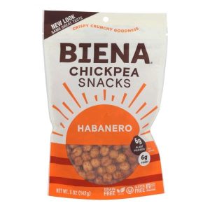 Biena – Kichererbsen – Snack – Habanero – 5 oz – Packung – 8
