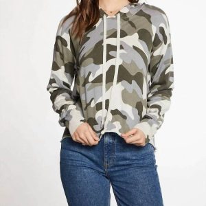 Kapuzenpullover – Tarnmuster, Langarm