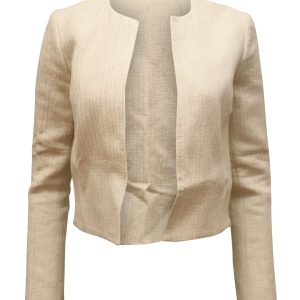 Theory Jacke – verkürzt, Sahne, Nylon, 7765038202940