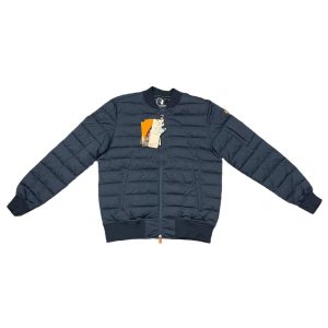 Herren-Hemdjacke – gesteppt, Marineblau, Blau