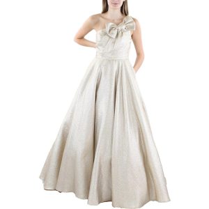 Metallic-Optik – Abendkleid