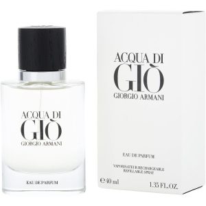 Acqua Di Gio von Giorgio Armani – Eau de Parfum, Spray, nachfüllbar, 1,35 oz, für Herren, 7827731087420