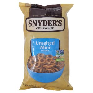 Snyder's – ungesalzen – Mini – Salzbrezeln – 12oz