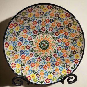 12″ – rund – geprägt – Keramik – Schüssel