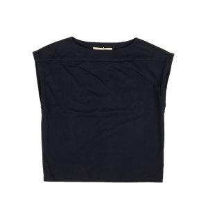 Top – Marineblau, gesteppt