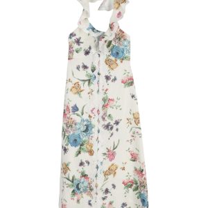 Zimmermann – Neckholder-Kleid – Blumenmuster – Baumwolle – 7833170739260
