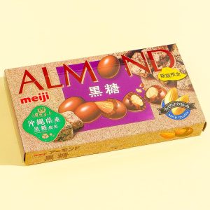 Meiji – Mandeln – Schokoladenbraun – Zucker