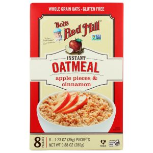 Bob's Red Mill – Haferbrei – Instant – Apfel – Zimt – 9.87 oz – Packung – 4
