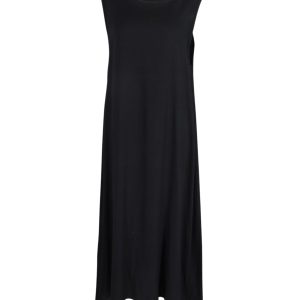 Dolce & Gabbana Kleid – ärmellos, Midi, Schwarz, Viskose