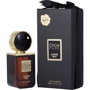 Armaf Oros Pure Leather Gold von Armaf – Eau de Parfum, Spray, 3,4 oz, für Damen, 7827726041148