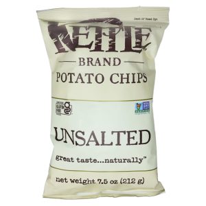 Kettle Brand – ungesalzen – Kartoffelchips – 7,5 oz