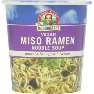 Dr. McDougall's – vegan – Miso – Ramen – Nudeln – Suppe – 1.9 oz – Packung – 6