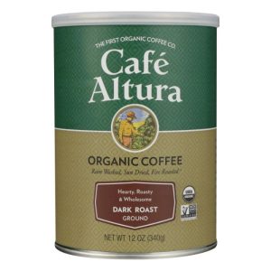 Cafe Altura – Bio – Kaffee – gemahlen – dunkle Röstung – 12 oz – Packung – 6