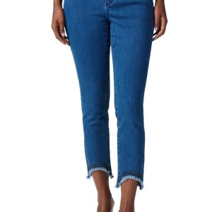 Jeans – eng anliegend, knöchellang, Denim, mittel, Blau, 7803924545596