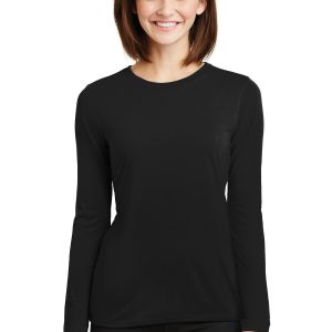 Gildan Damen-T-Shirt – Performance, Langarm