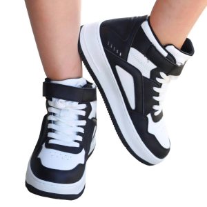 Damen-Sneaker – Weiß, Schwarz