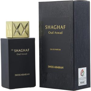 Shaghaf Oud Aswad von Swiss Arabian Perfumes – Eau de Parfum, Spray, 2,5 oz, für Damen