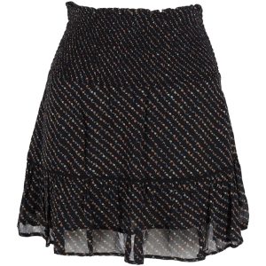 Ganni Rock – Mini, Schwarz, Viskose
