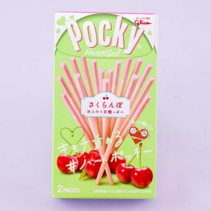 Pocky – Herzmotiv – Keksstangen – Kirschen