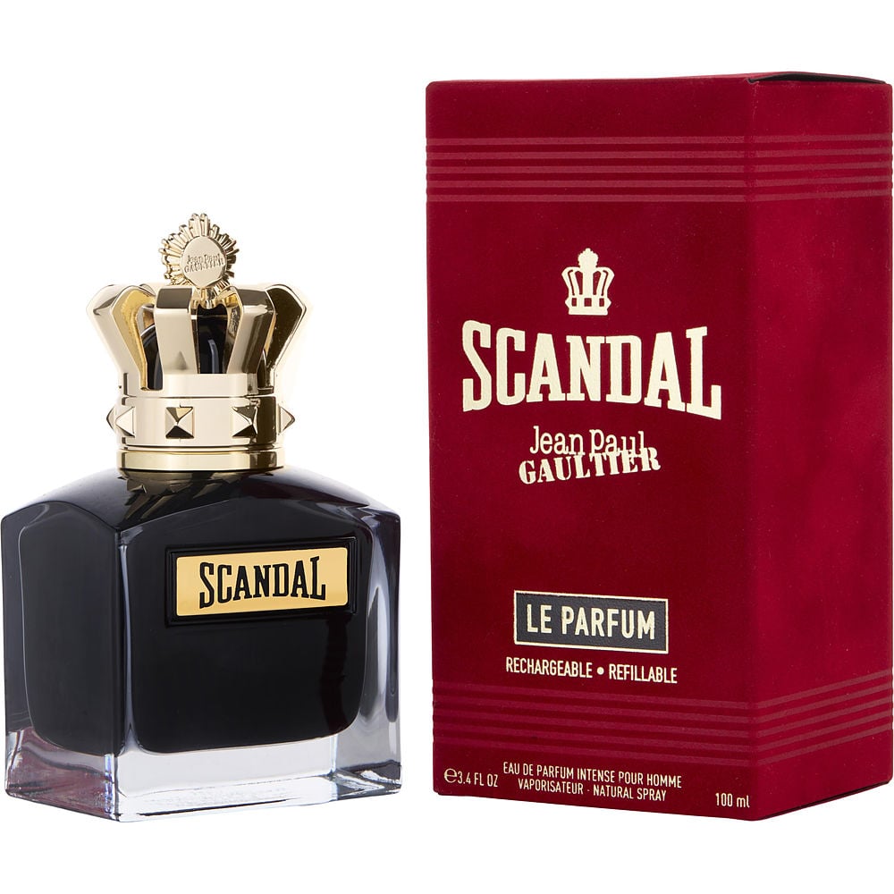 Jean Paul Gaultier Scandal Le Parfum Pour Homme von Jean Paul Gaultier – Eau de Parfum, Intense, Spray, nachfüllbar, 3,4 oz, für Herren