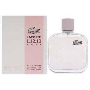 Lacoste Eau De L.12.12 Rose Eau Fraiche von Lacoste – 3,3 oz, Eau de Toilette, Spray, für Damen