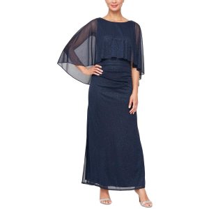 Schimmer – gerafft – Abendkleid