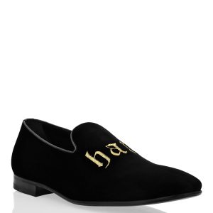 Loafer – Samt, mit Stickerei, 7670503473212