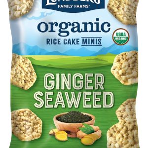 Lundberg – Bio – Mini – Ingwer – Reiswaffeln – 5 oz – Packung – 6