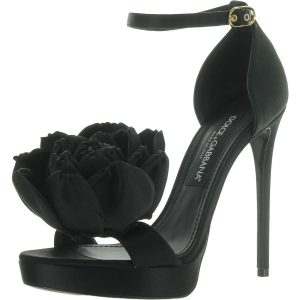 Pumps – Satin, Knöchelriemen