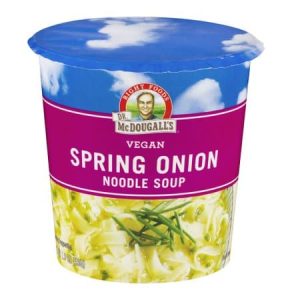 Dr. McDougall's – vegan – Suppe – Frühling – Zwiebeln – Nudeln
