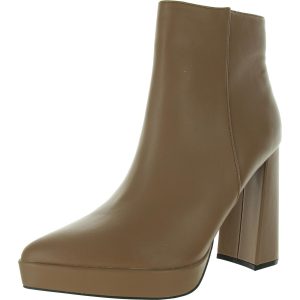 Stiefeletten – Reißverschluss, Kunstleder