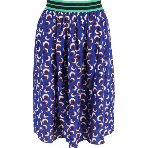 Stella McCartney Rock – bedruckt, Blau, Seide