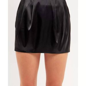 Rock – Satin, Mini, Schwarz
