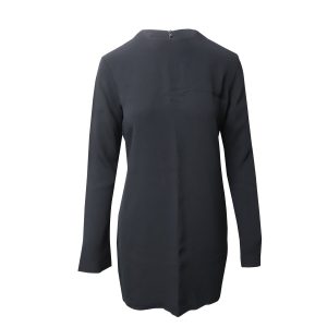 Helmut Lang Kleid – Langarm, Mini, Schwarz, Viskose