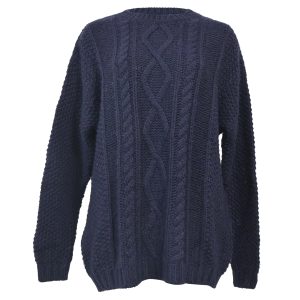 Miu Miu Pullover – gestrickt, Marineblau, Kaschmir, Wolle, 7766542778428