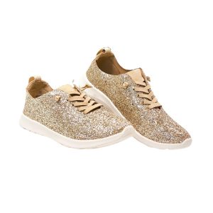 Damen-Sneaker Mayo – Glitzer, Gold, 7803920351292