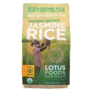 Lotus Foods – Bio – Braun – Jasminreis – 30 oz