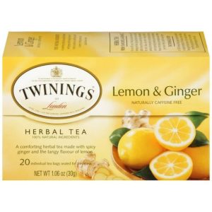 Twinings – Zitrone – Ingwer – Tee – 20 – Beutel – Packung – 6