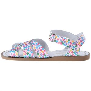 Mädchen-Sandalen – Kleinkind, Blumenmuster, Weiß