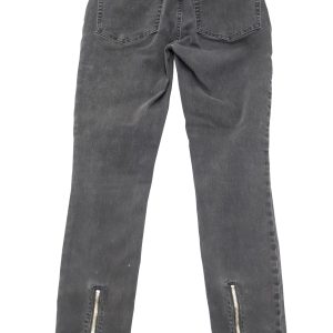 Marc Jacobs Jeans – eng anliegend, Metall, Reißverschluss, Schwarz, Baumwolle, 7748639064124
