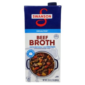 Swanson – ungesalzen – Rindfleisch – Brühe – 32oz