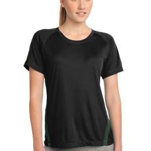 Sport-Tek Damen-T-Shirt – Colorblock, PosiCharge, Competitor, LST351