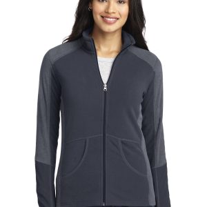 Port Authority Damen-Jacke – Colorblock, Microfleece, L230