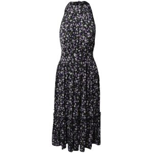 Michael Kors – Blumenmuster – Neckholder – Midi – Kleid – Mehrfarbig – Polyester – 7748680581180