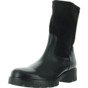 Stiefel – Reißverschluss, Leder, wadenlang